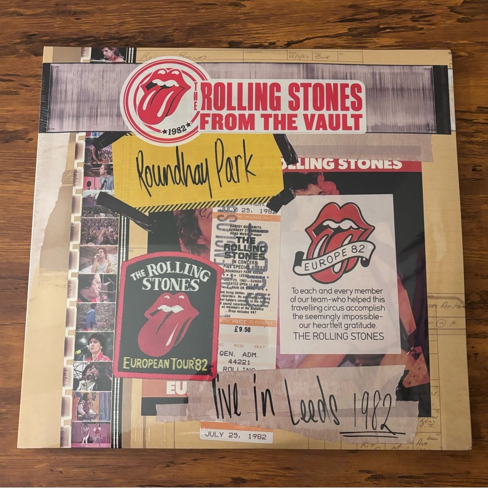 SEALED The Rolling Stones From the Vault - Live in Leeds 1982 - Vinyl 3LP + DVD